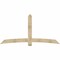 Ekena Millwork Bellingham Rough Sawn Timber Gable Bracket, Douglas Fir, 96"W x 48"H x 4"D x 6"F, 12/12 Pitch GBW096X48X0406BEL00RDF - alternate 1